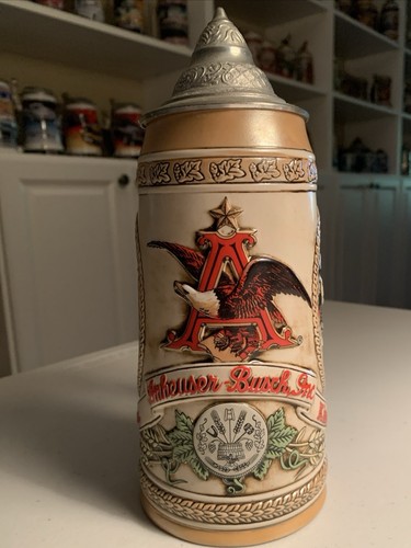 Anheuser busch beer stein - anheuser,